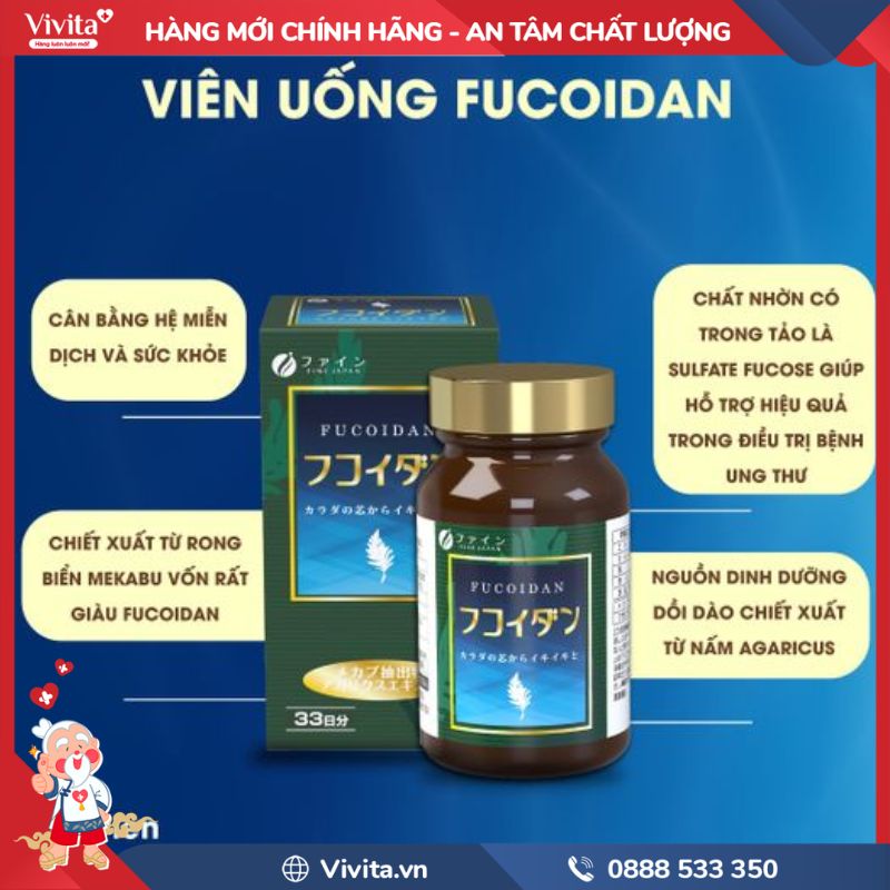 Công dụng của Fucoidan Fine Japan
