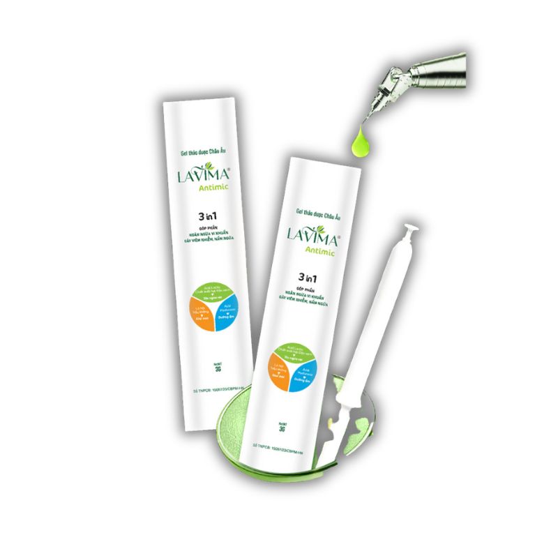 Gel phụ khoa thảo dược Lavima Antimic giảm viêm nấm ngứa (Bút/3g)
