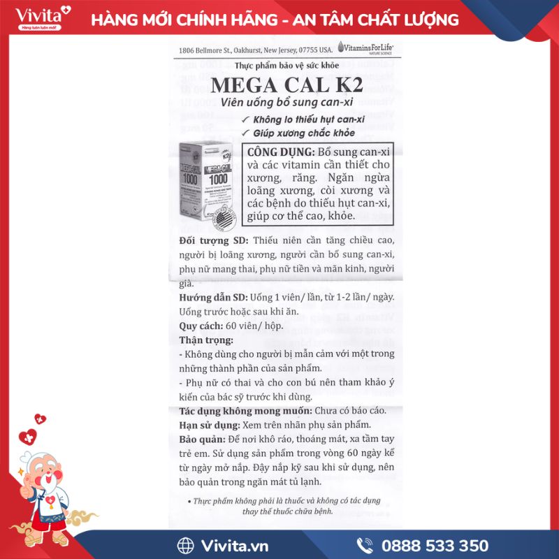 Mega-Cal 1000 có tốt không
