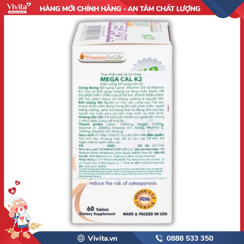 Mega-Cal 1000 hiện nay giá bao nhiêu