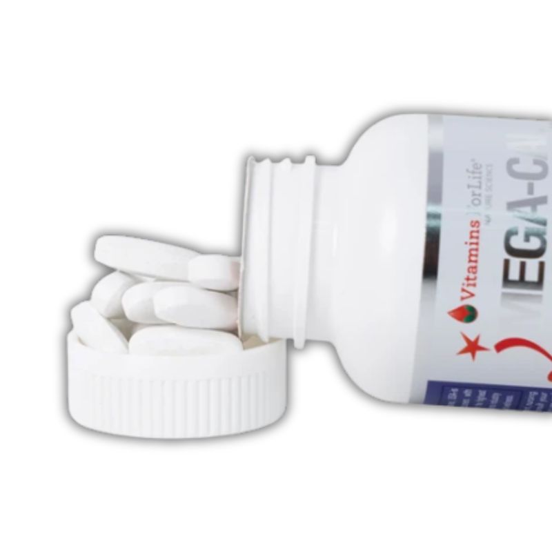 Viên Uống Mega-Cal 1000 Bổ Sung Canxi, Vitamin D, K2 Giúp Xương Chắc Khỏe, Hỗ Trợ Giảm Nguy Cơ Loãng Xương (Hộp 60 viên)