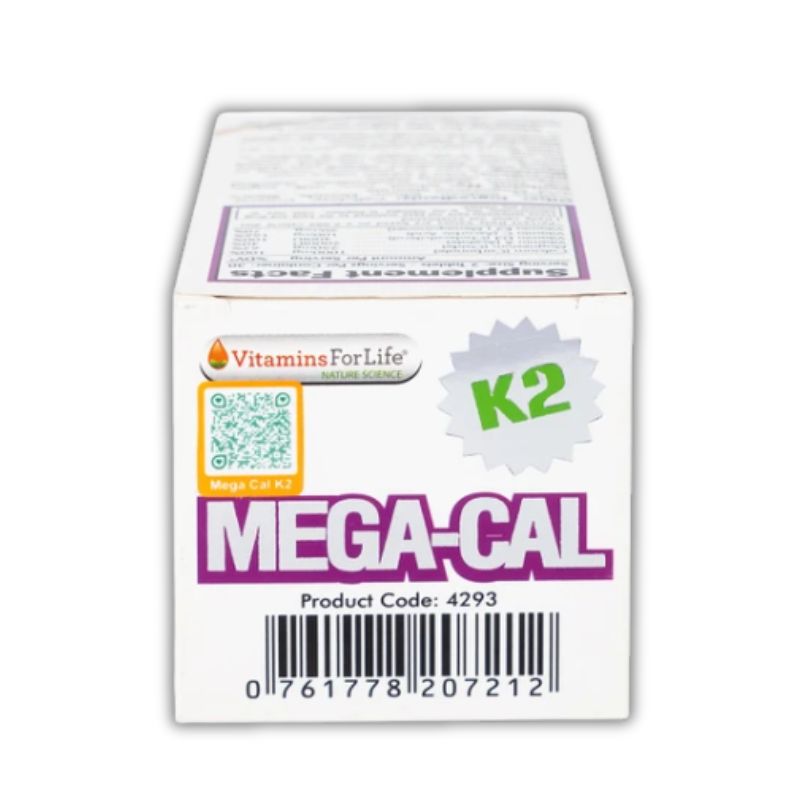 Viên Uống Mega-Cal 1000 Bổ Sung Canxi, Vitamin D, K2 Giúp Xương Chắc Khỏe, Hỗ Trợ Giảm Nguy Cơ Loãng Xương (Hộp 60 viên)