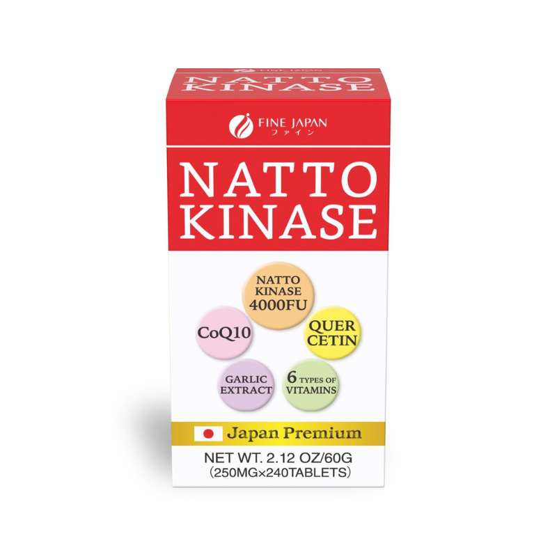 Nattokinase 4000FU Renewal Fine Japan của Nhật bổ não, ngăn ngừa tai biến mạch máu não, cục máu đông (Hộp 240 viên)
