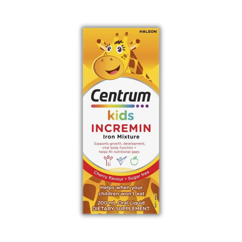 Siro ăn ngon Centrum Kids Úc Hỗ Trợ Cải Thiện Tình Trạng Biếng Ăn Ở Trẻ (Chai 200ml)