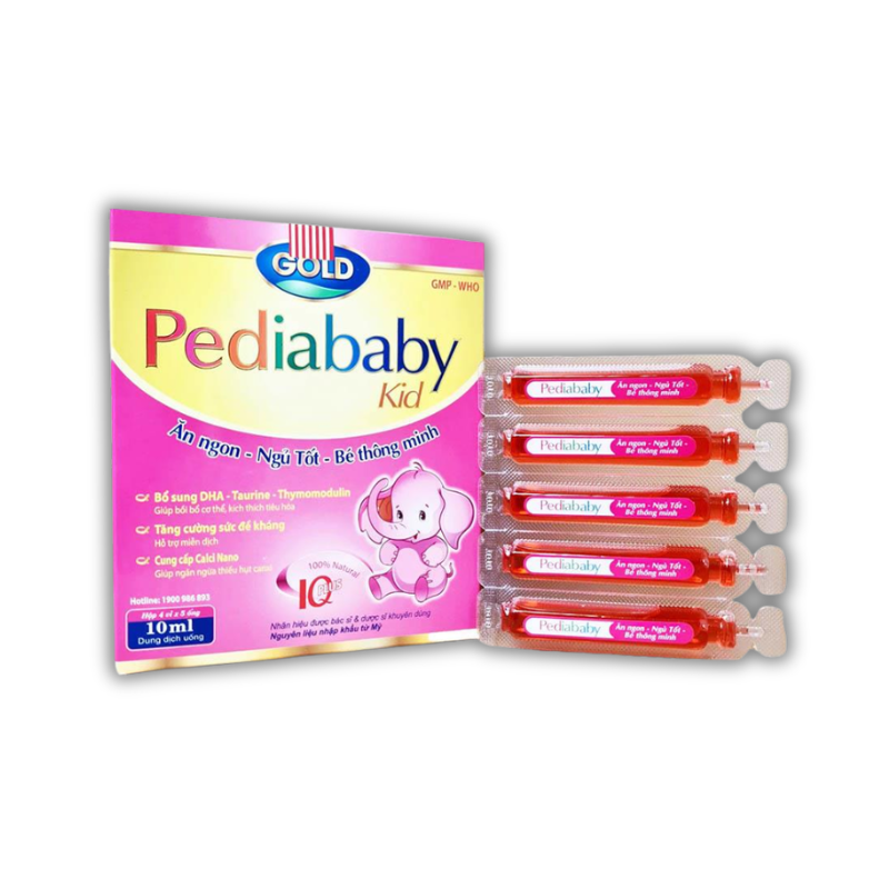 Siro ăn ngon Pediasure Kid Hỗ Trợ Giúp Bé Ăn Ngon Miệng, Ngủ Tốt Và Thông Minh Hơn (Hộp 20 ống x 10ml)