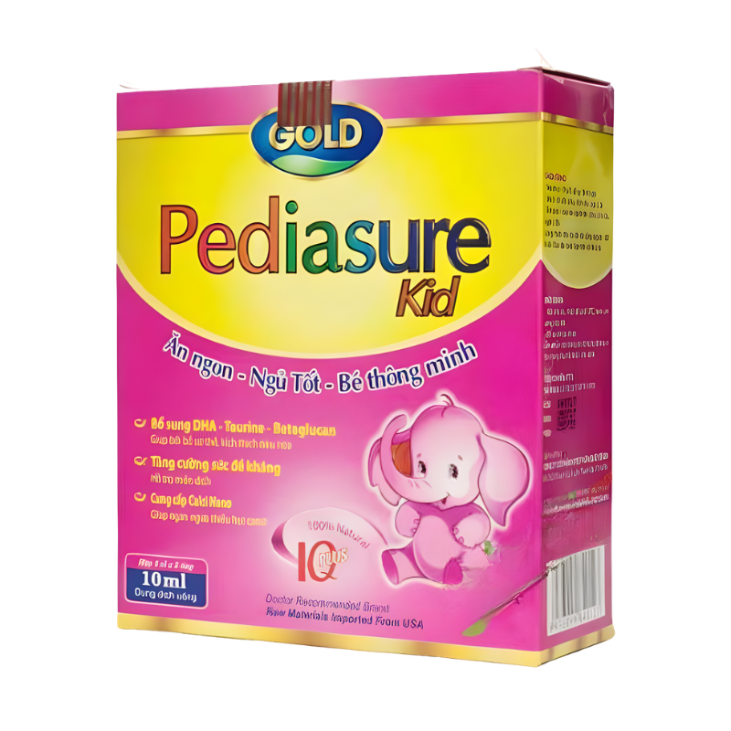 Siro ăn ngon Pediasure Kid Hỗ Trợ Giúp Bé Ăn Ngon Miệng, Ngủ Tốt Và Thông Minh Hơn (Hộp 20 ống x 10ml)