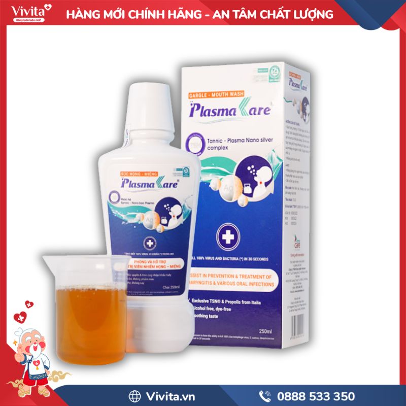 Xúc miệng họng PlasmaKare