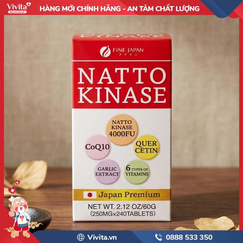 Thành phần của Fine Japan Nattokinase 4000FU Renewal