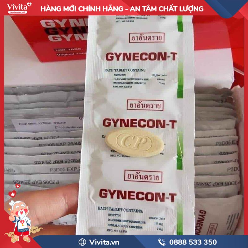 Thành phần của Viên đặt Gynecon  