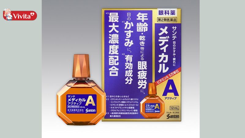 Nhỏ mắt Santen Medical Active