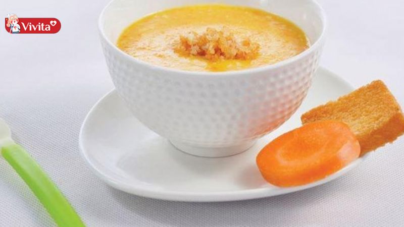 Bổ sung đạm, tinh bột và vitamin từ cháo thịt gà cà rốt