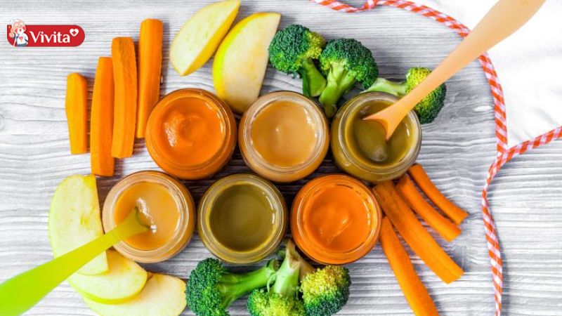 trẻ 7 tháng ăn được những gì