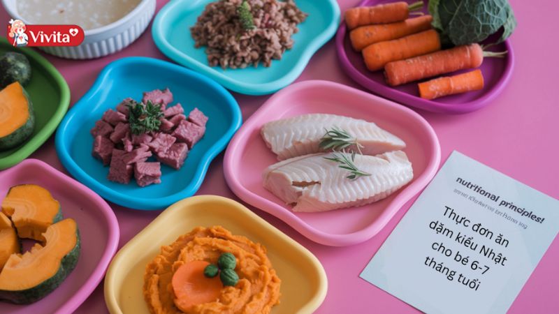 Thực đơn ăn dặm cho bé cần đầy đủ các nhóm chất