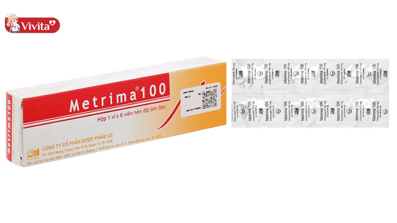 Viên đặt phụ khoa trị nấm candida Metrima