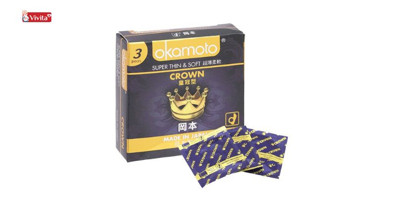 Bao cao su Okamoto Crown Nhật Bản