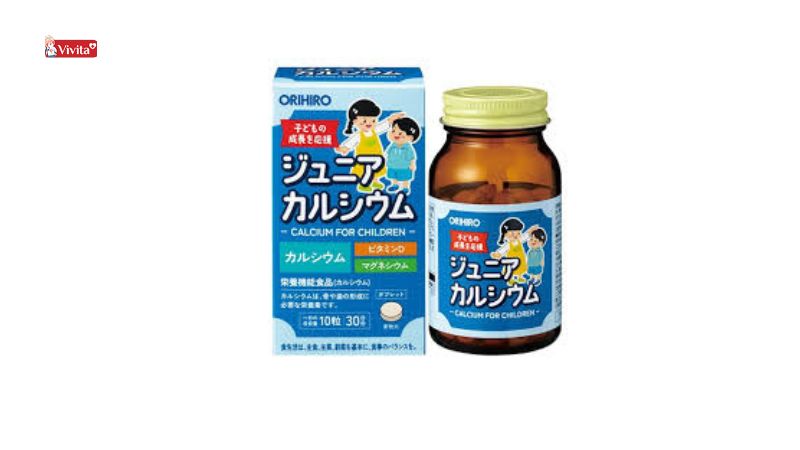 Viên nhai canxi Orihiro Junior Calcium
