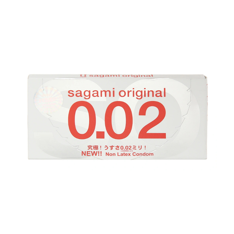 Bao cao su Sagami Original 0.02 55mm của Malaysia siêu mỏng hỗ trợ tránh thai, tăng cảm giác chân thật khi quan hệ (Hộp 2 cái)