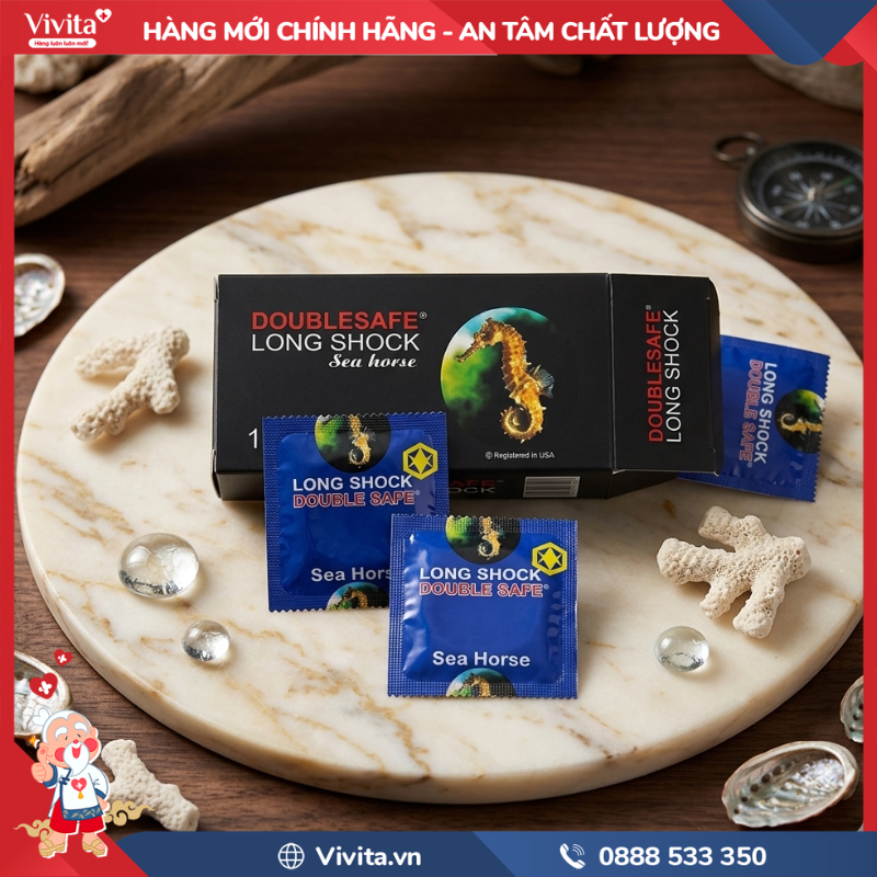 Cách dùng Doublesafe Long Shock Sea Horse