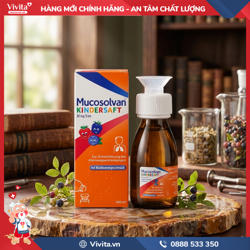 Cách dùng Mucosolvan Kindersaft 30mg/5ml