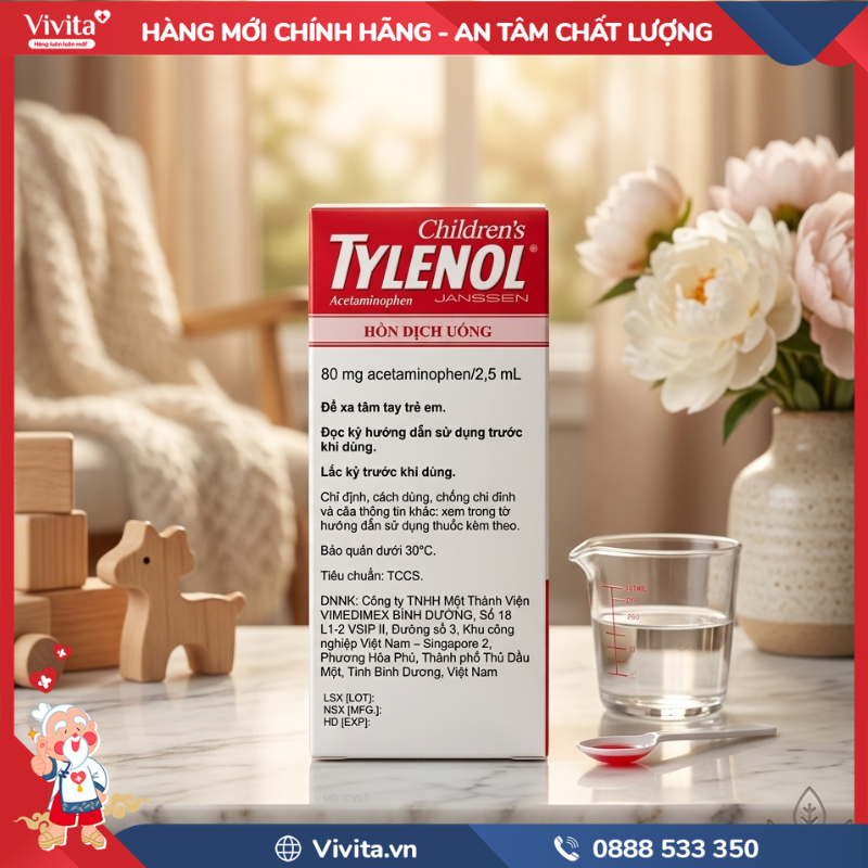 Cách sử dụng Siro Tylenol