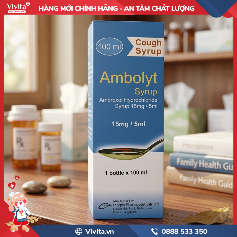 Cách dùng Ambolyt Syrup