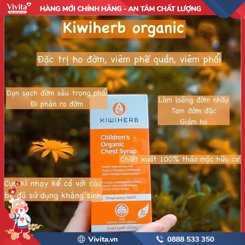 Công dụng của Children’s Organic Chest Syrup  