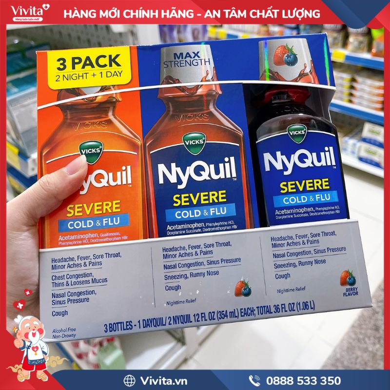Dayquil, Nyquil Severe Cold and Flu có tốt không