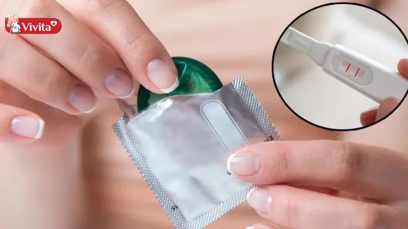 Trên thực tế, dùng bao cao su vẫn có thể mang thai
