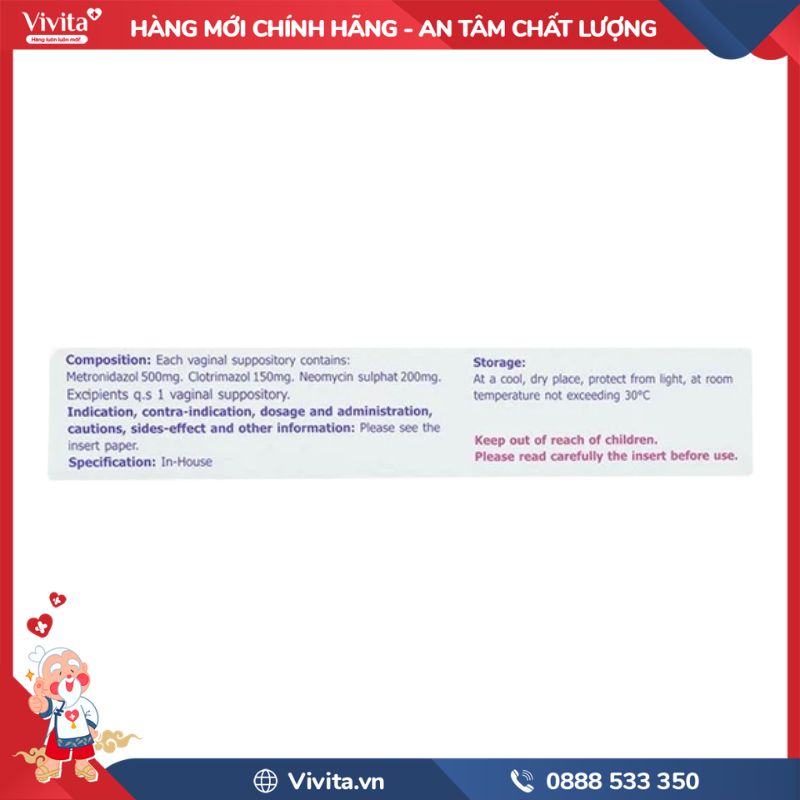 Cách dùng Viên đặt âm đạo Lacves
