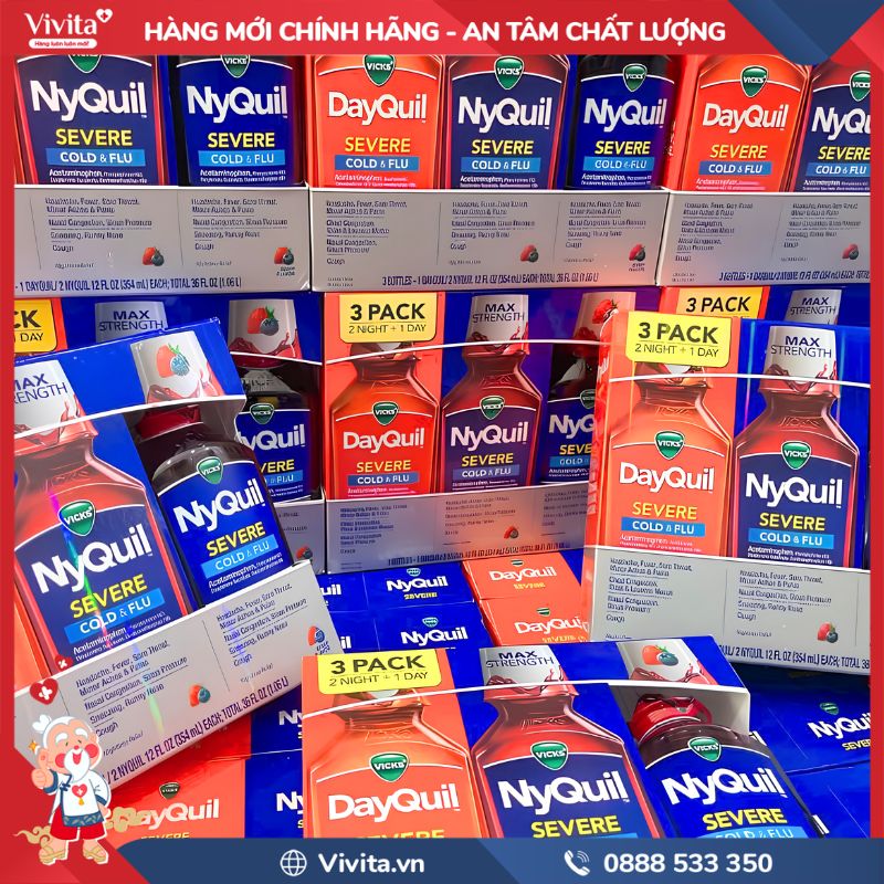 Dayquil, Nyquil Severe Cold and Flu mua ở đâu