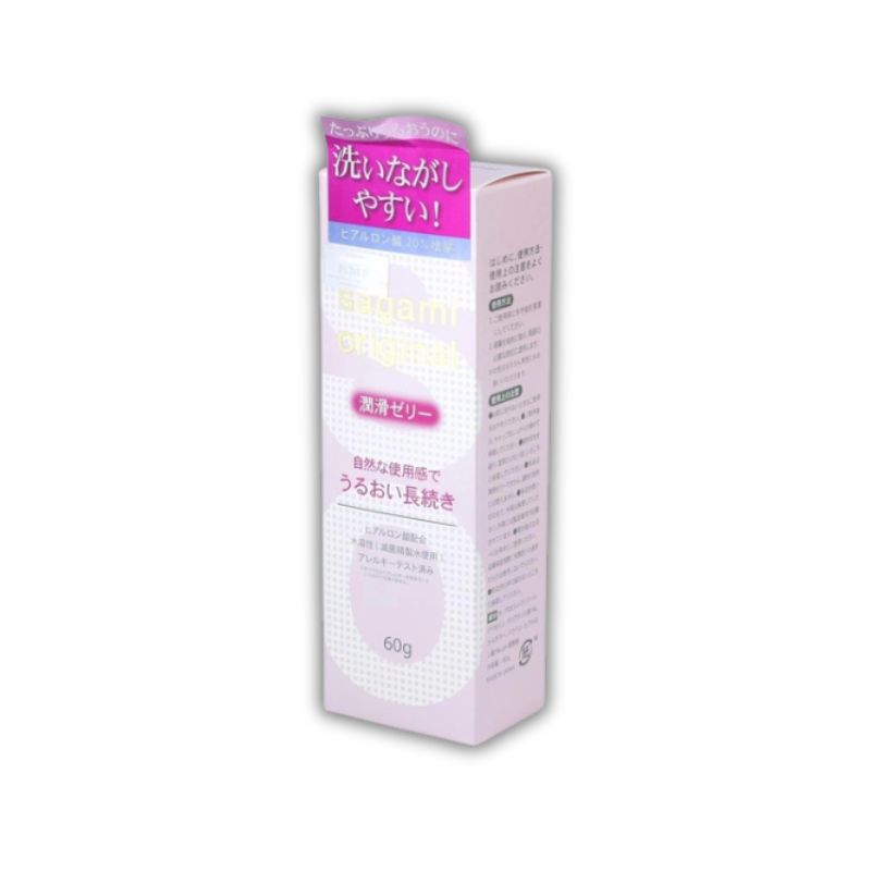 Sagami Original Nhật Bản Gel Hỗ Trợ Bôi Trơn, Duy Trì Độ Ẩm Tự Nhiên (Tuýp 60g)