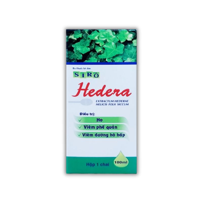 Siro Hedera Điều Trị Viêm Đường Hô Hấp, Giảm Đau Rát Họng (Chai 100ml)