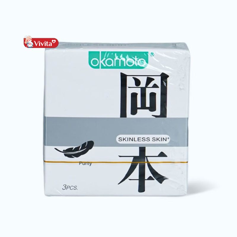 Bao Cao Su Okamoto Skinless Skin Purity Không Mùi