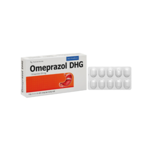 Viên Uống Omeprazol DHG 20mg Điều Trị Trào Ngược Dạ Dày, Thực Quản (Hộp 3 vỉ x 10 viên)