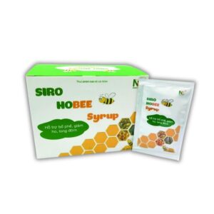 Siro Hobee Syrup hỗ trợ giảm ho, làm dịu họng, long đờm cho trẻ em (Hộp 30 gói x 5ml)