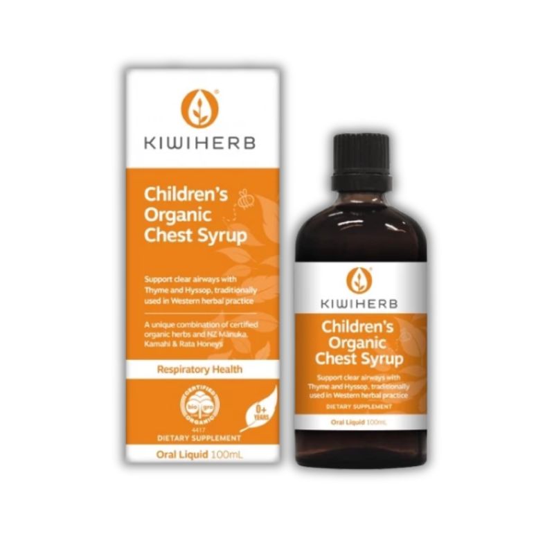 Children’s Organic Chest Syrup Newzealand Hỗ Trợ Giảm Ho, Đau Họng Và Tăng Cường Đề Kháng (Chai 100ml)