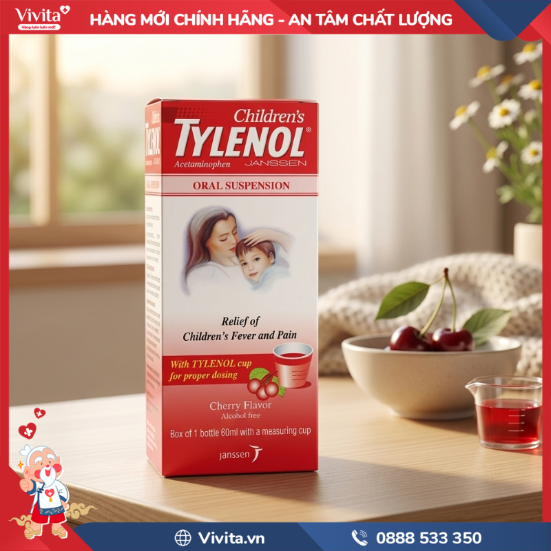 Thành phần của Siro Tylenol Janssen