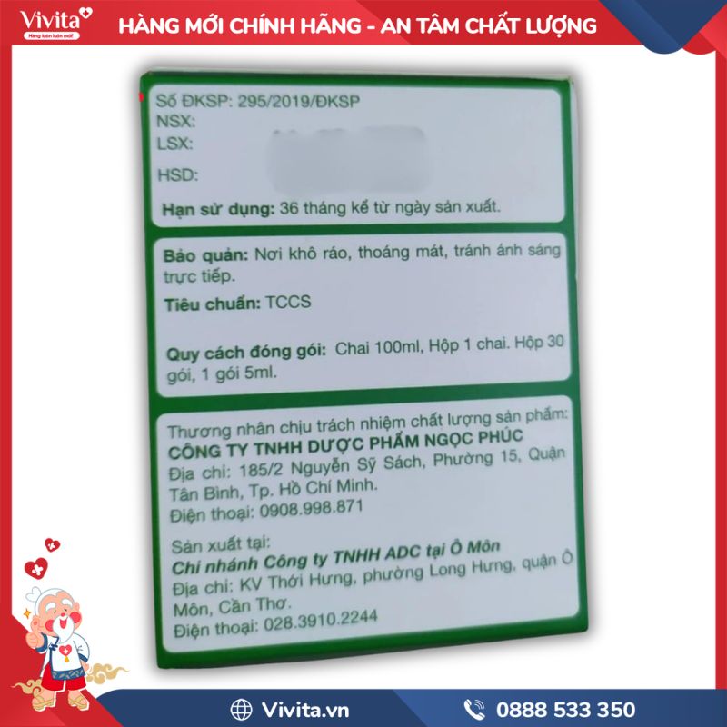 Công dụng của Siro Hobee Syrup