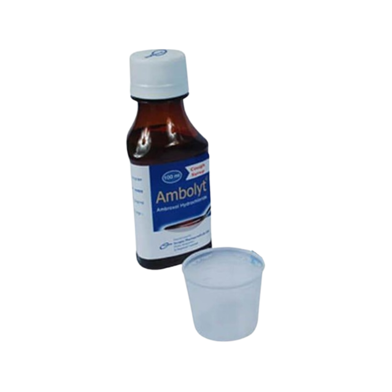 Ambolyt Syrup Điều Trị Bệnh Lý Đường Hô Hấp Cấp và Mạn Tính (Chai 100ml)