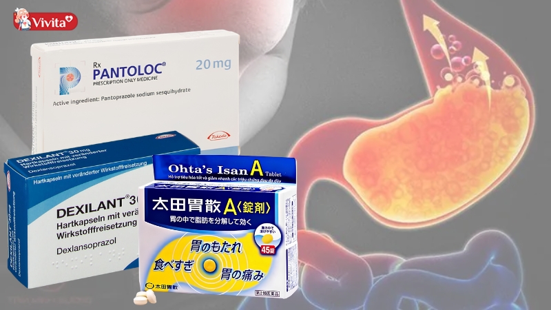 thuốc trào ngược dạ dày của Nhật