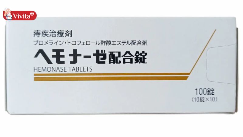 Thuốc trĩ của Nhật dạng viên Hemonase