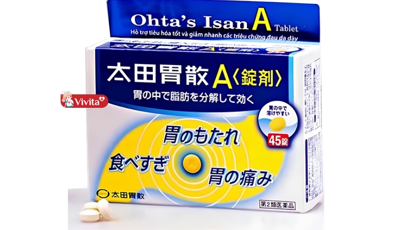 Viên uống trào ngược dạ dày thực quản Ohta’s Isan