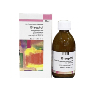 Biseptol 80ml của Ba Lan hỗ trợ điều trị nhiễm khuẩn đường hô hấp, tiết niệu và tiêu hóa (Lọ 80ml)