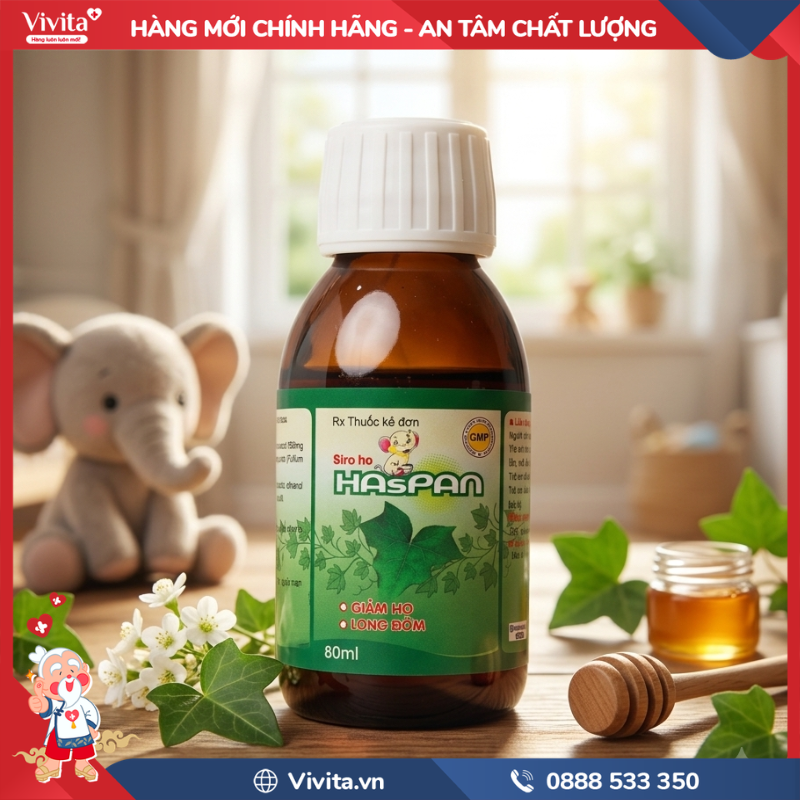 Cách dùng Siro ho Haspan 80ml