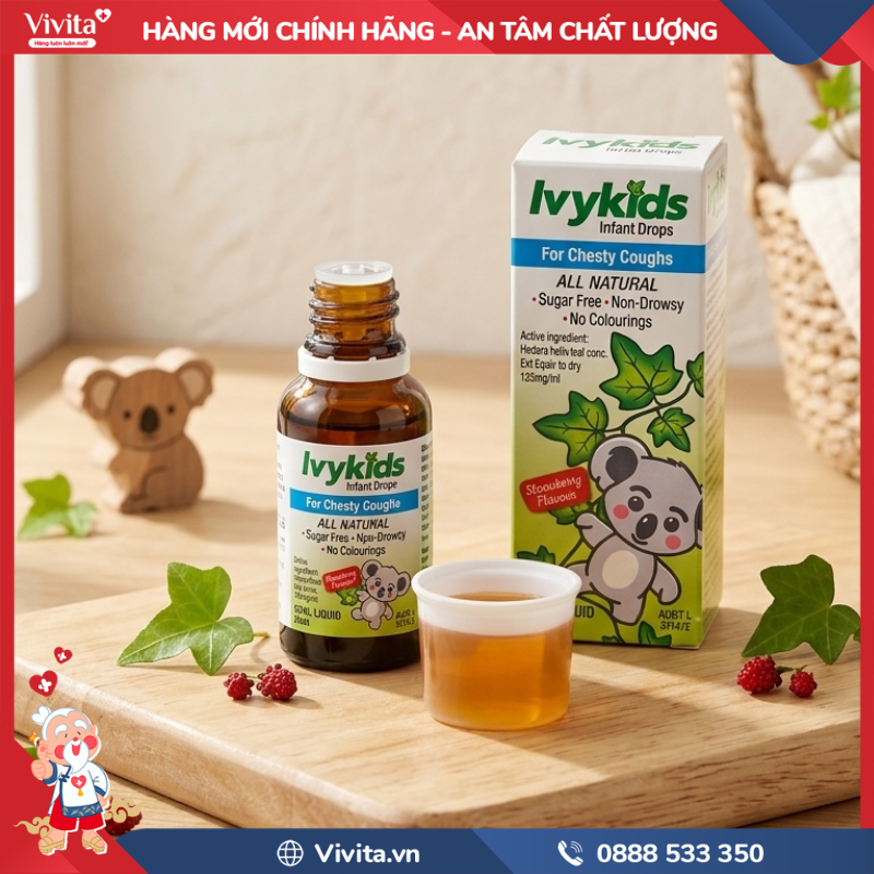 Cách dùng Siro Ivy Kids Úc 20ml