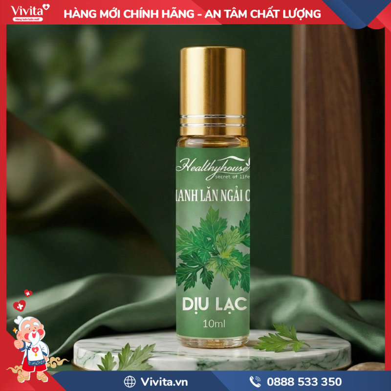 Cách dùng Thanh lăn ngải cứu thảo dược Dịu Lạc