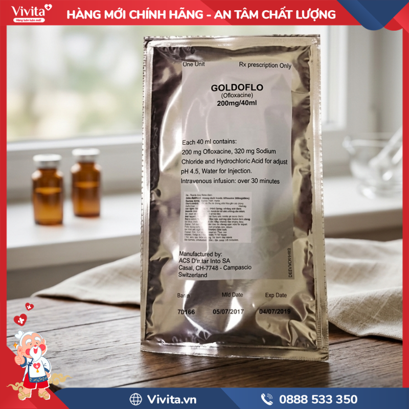 Cách dùng Goldoflo 200mg/40ml