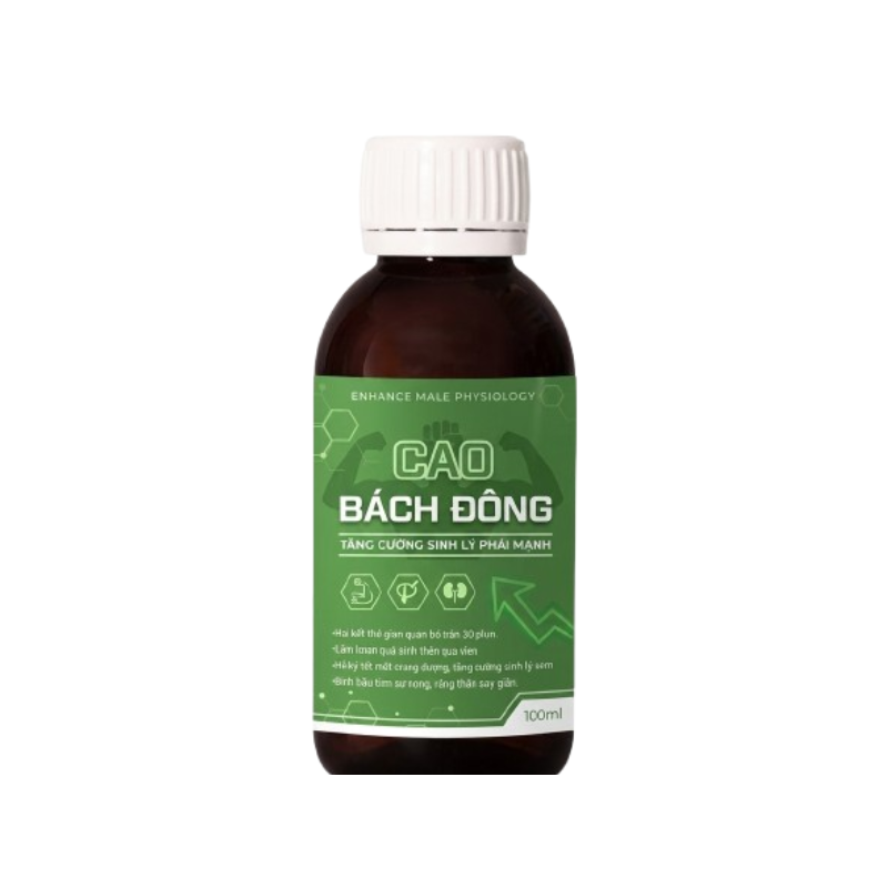 Cao Bách Đông bổ thận, hỗ trợ tăng cường sinh lý nam, kéo dài thời gian quan hệ (Chai 100ml)