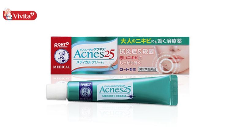 Gel trị mụn Rohto Acnes 25 Medical Cream