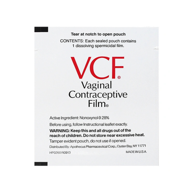 Màng film tránh thai VCF Botania của Mỹ hỗ trợ ngừa thai không chứa hormone (Hộp 3 miếng)